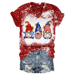 Flag stars and stripes dwarf V-neck T-shirt: a unique display of patriotic style!